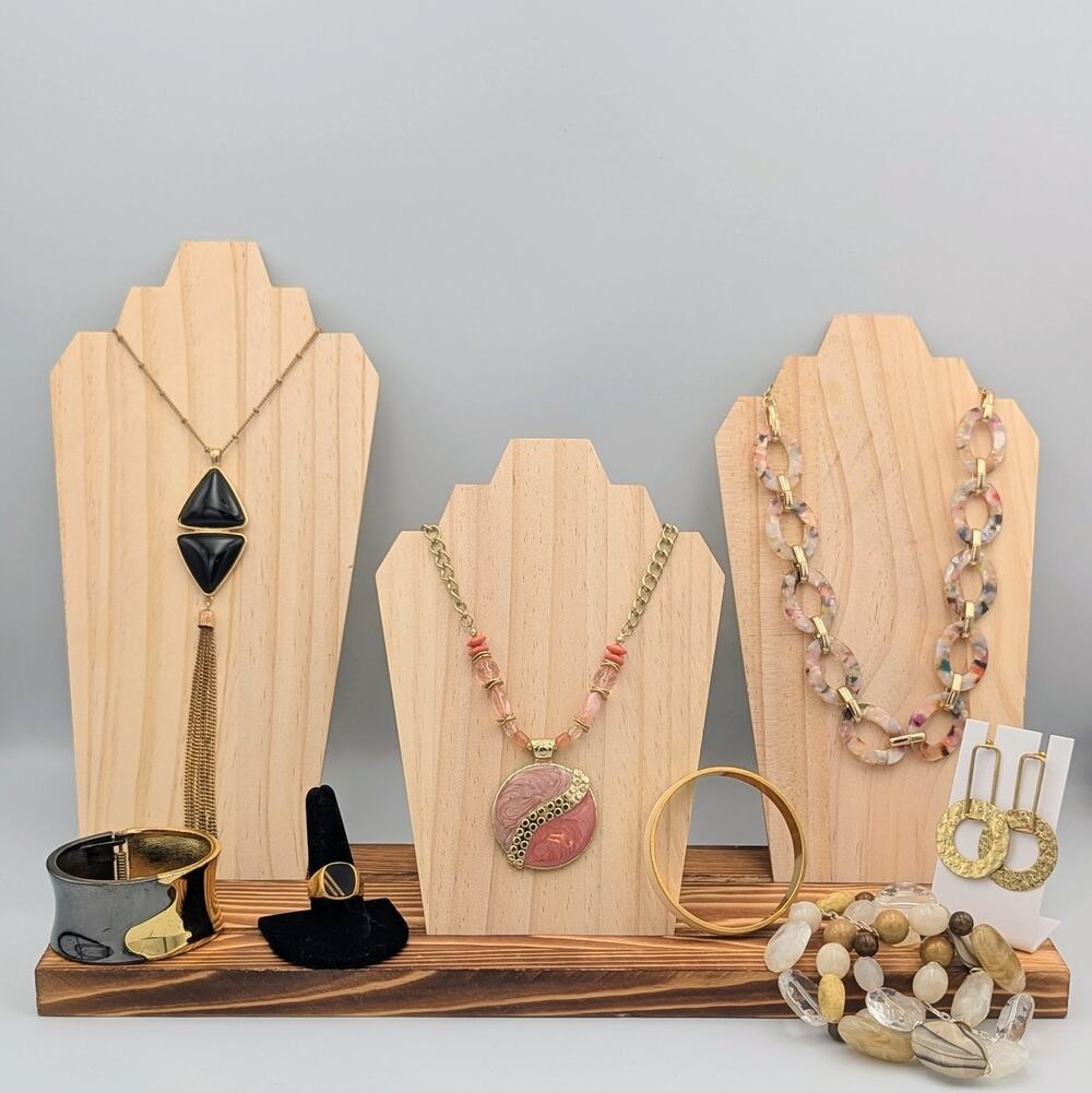 Curated Gold & Blush Jewelry Lot | Erika Lyons | Ring 14K GE | 8 Pieces